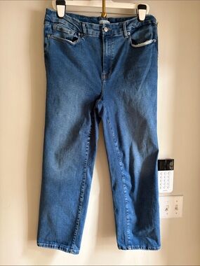 Good American Always Fits Good Legs Straight Jeans -  14-18